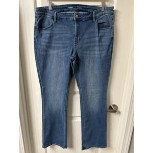 Old Navy Women's Blue Mid Rise WOW Bootcut Jeans sz 16